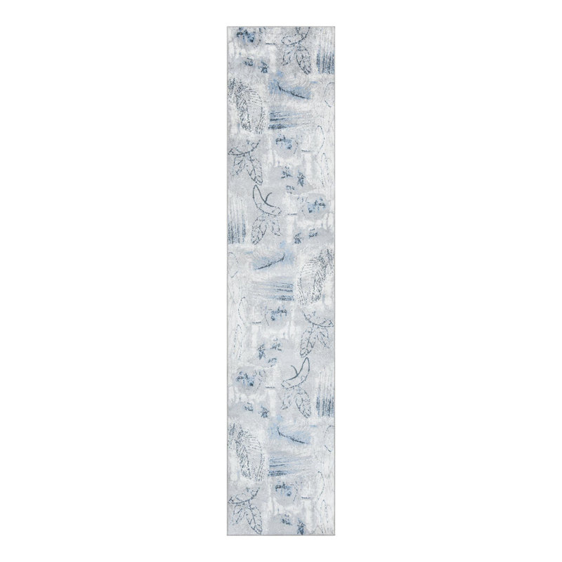Lamm Floral Indoor Rug, Runner 2'7" x 12'
