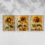 Étude florale CLXII - Ensemble de 3 estampes numériques - Prêt à accrocher-1738479093-1738479095