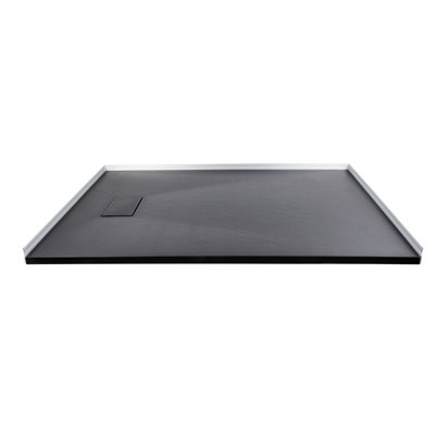 Transolid Trimslate 67-in x 36-in Zero Threshold Shower Base with End Drain