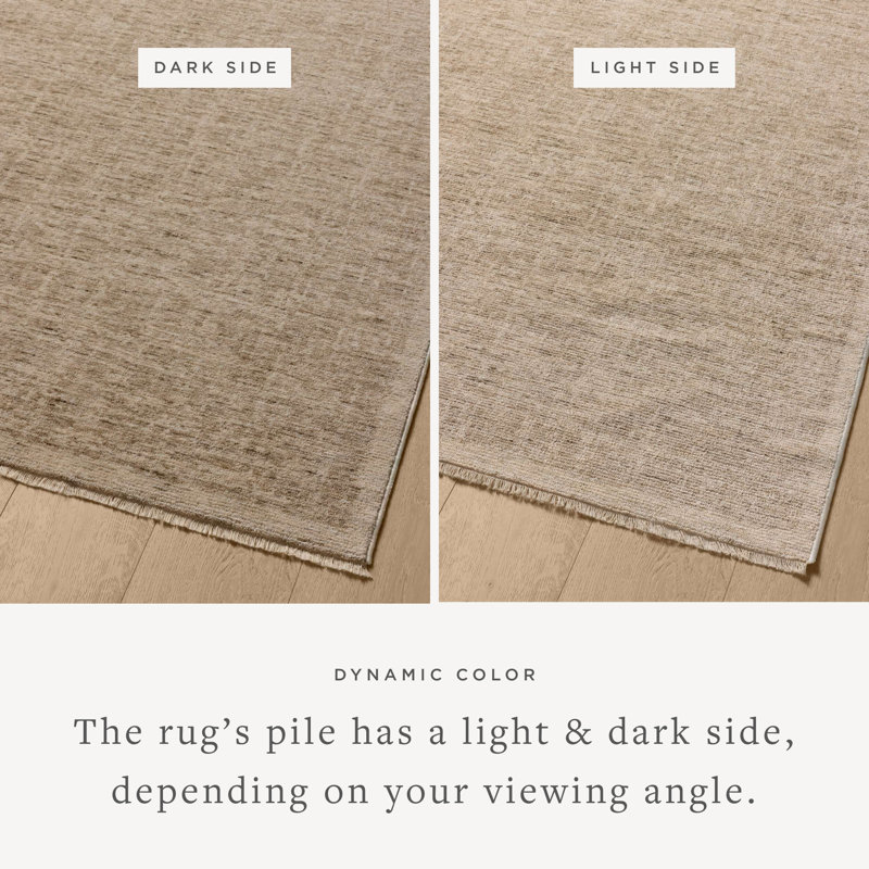17 Stories Bethalto Taupe / Bone Area Rug, Runner 2'7" x 8'