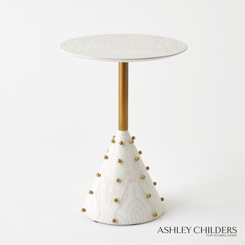 Spheres Drink Table, White