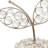 Benefiel Faux Crystal Decorative Apple Tabletop Sculpture-1610140345-1610140351