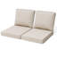Ensemble de 2 coussins profonds pour siège et dossier d'extérieur (24,4 po L x 27,6 po P x 4,5 po H)-1653906700-1653906699