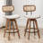 Sirine Swivel Linen Bar & Counter Stool-571734790