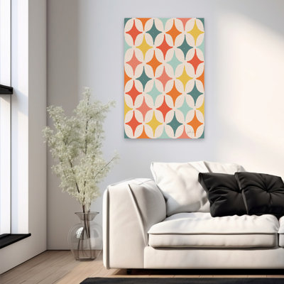 Fraîchement cuit au four, modèle IVA - lien bleu-vert, art orange