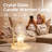 Crystal Candle Warmer Lamp with Timer and Dimmer, Adjustable Height for Home Decor, Pearl White-117085529