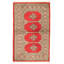 Tapis intérieur bleu marine/rouge 3 pi 2 po x 5 pi 2 po "one-of-a-kind-noué la 2010 bokhara" à la main foncé/rouge " Mercede