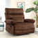 Abston Wide Velvet Oversize Upholstered Manual Standard Recliner(Set of 2)