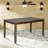 Rectangular Wooden Dining Table With Sturdy Legs-1611461680