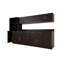 Armoire de salle à manger commerciale Breakroom avec espace réfrigérateur, huche à micro-ondes, bac de rangement et poubelle inclus, l 144 po x P 24 po x H 75 po, appareils non inclus