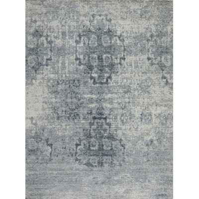 Pinnacle Hand Knotted Wool Abstract Area Rug