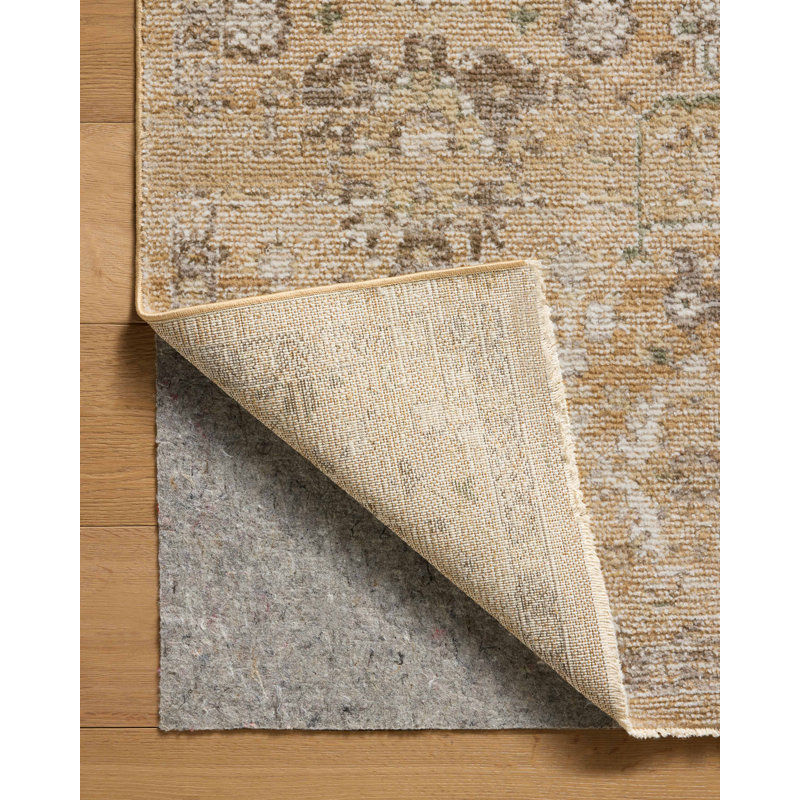 Tapis coucher de soleil / pierre Magnolia Home par Joanna Gaines x Loloi Pace, Carré 1 pi 6 po