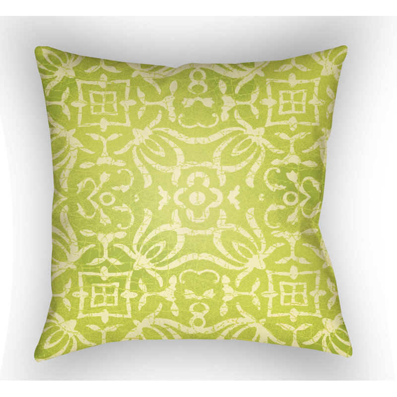 Yindi Outdoor Throw Pillow, Blue, 20" H x 20" W x 4" D