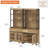  Home Office Furniture Set: 59In Modern Executive Desk With Charging Station And Drawers And Two 72In Tall Bookcases, Home Office Furniture For Living Room, Bedroom-1210482073