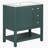 30inch Transitional Style Bathroom Vanity Cabinet Combo with Ceramic Sink, Green-103675900