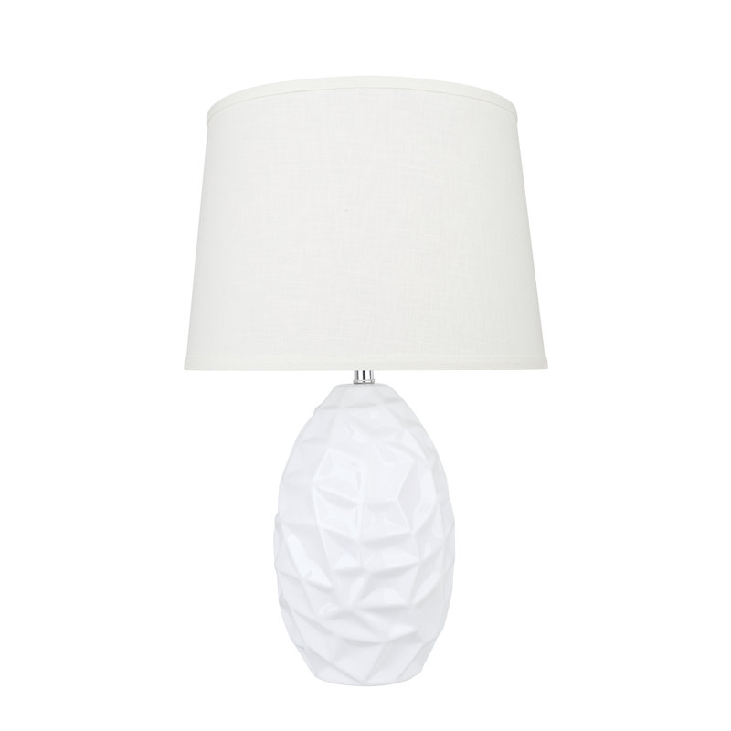Lampe de table blanche 21,5 po Boyd