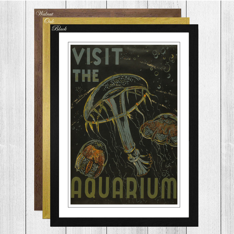 Single Picture Frame Print, Black
