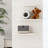 Wall Mounted Full Length Mirror with Shelf and Hook-117805301