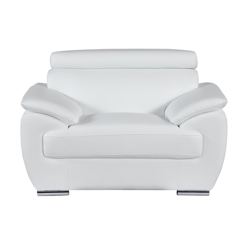 Chaise en cuir véritable