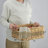 Handmade Wicker Storage Basket Set (Set of 4), Stylish and Space-Saving
