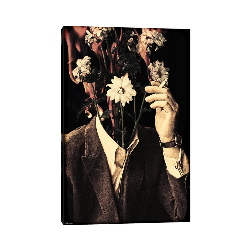 Let It Burn by Underdott Art - Wrapped Canvas Print, 20.32 cm H x 30.48 cm W