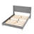 Tayvon Upholstered Wingback Bed-110431786