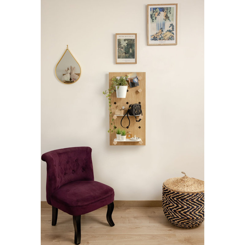 Burban Entrance Modular Pegboard Wall Furniture 80 x 40cm