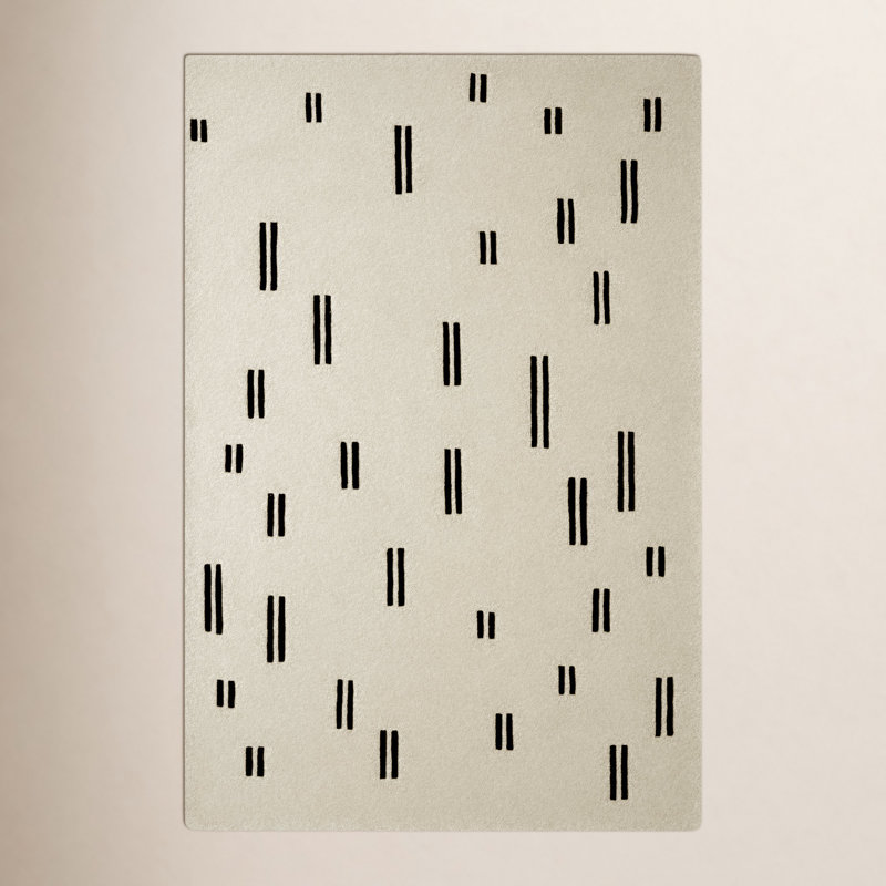 Tapis blanc Jason Wy Aurora, Rectangle 2 pi x 3 pi