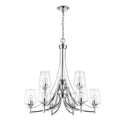 Sohil 9 - Light Dimmable Tiered Chandelier