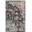 Tapis oriental en polypropylène tissé à la machine noir / bleu sarcelle Felty-815590094