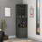 Syrah Corner Bar Cabinet with Two Doors, Three Open Shelves and Bottle Racks-1173893540