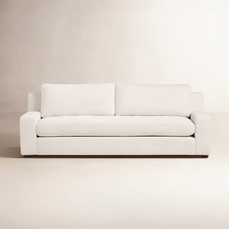 Yelena Sofa, 33" H x 89" W x 41" D, Crypton Nomad Snow