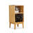 Brown Solid  Wood Display Cases