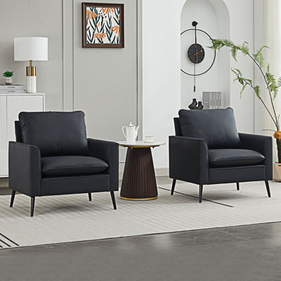 Ensemble de 2 fauteuils rembourrés