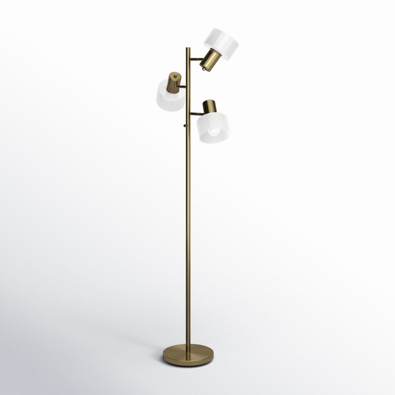 Quintessa 67.5'' Brass Tree Floor Lamp