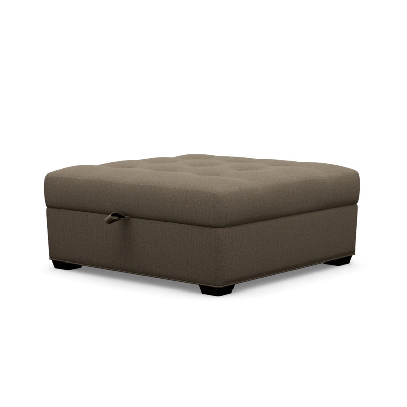Baxter Square Ottoman, Java, Grande 120912