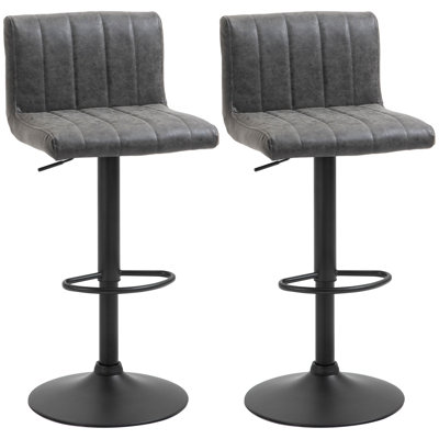 Swivel Counter Stool with Metal Frame