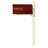 Aluminum Post Mounted Post Box-50845953
