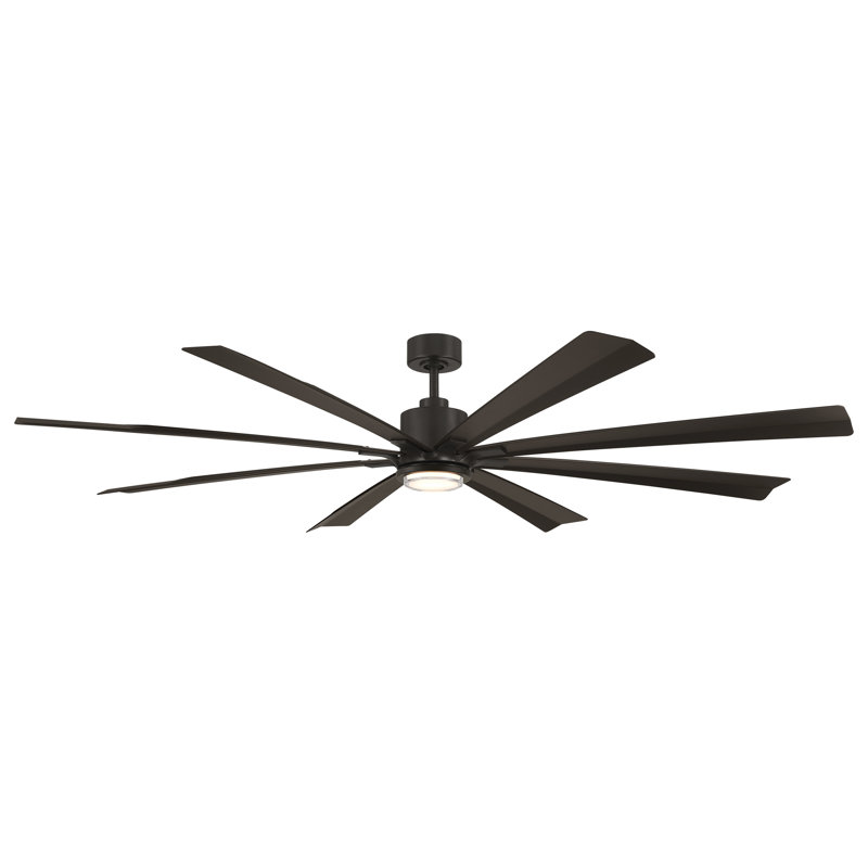 Ventilateur de plafond intelligent à 8 pales avec télécommande incluse, fonctionne avec Alexa et l'application iOS / Android