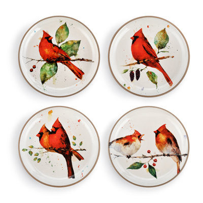 Cardinal Collection Appetizer Plates Set Of 4 - 6.5In
