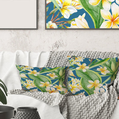 Housse et insert de coussin carré Tropical Foliage and Flowers XV