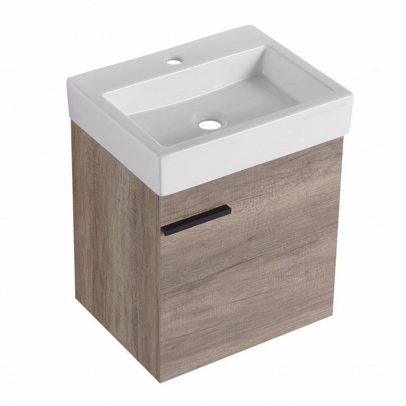 Meuble-lavabo 18 po avec comptoir, petit meuble-lavabo et lavabo