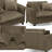 46.5" Single Lazy Sofa Chair Comfortable Corduroy Armchair with Backrest & Soft Cushion, Ergonomic Lounge Chair for Living Room & Bedroom-717339210