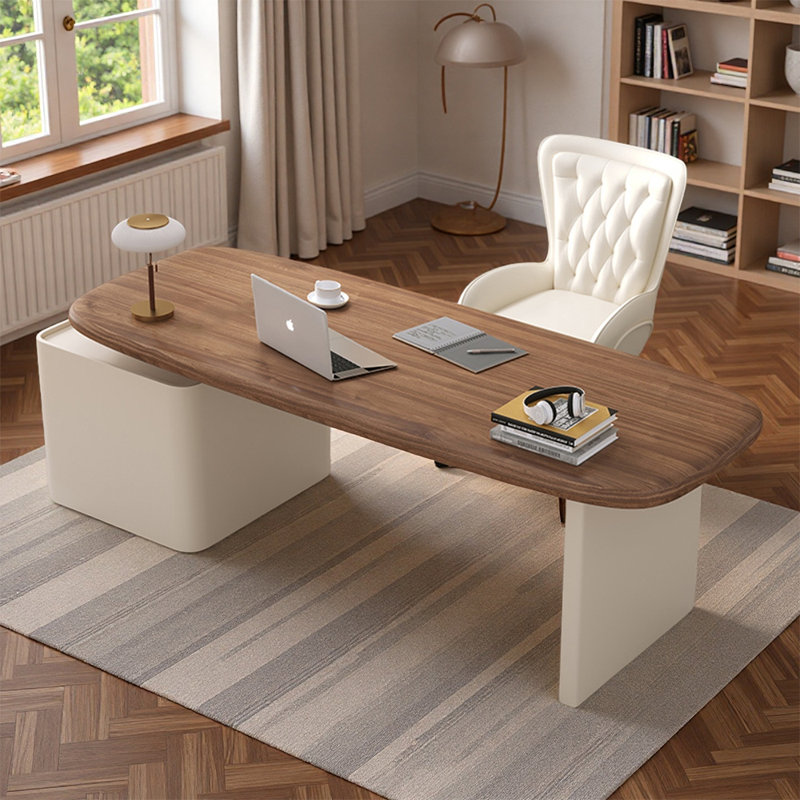Bureau d'écriture simple Simple Modern, H 29,52 po x l 62,99 po x P 27,55 po