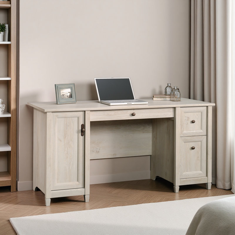 Computer Desk With Slide-Out Keyboard Tray