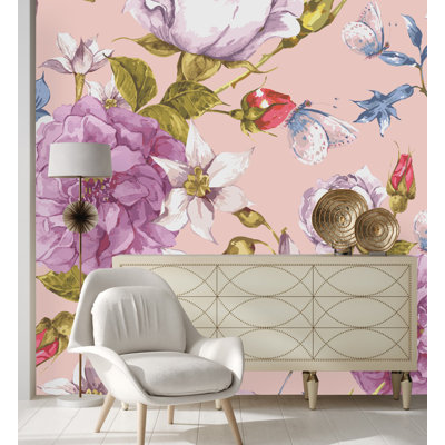 Peel & Stick Floral Wall Mural