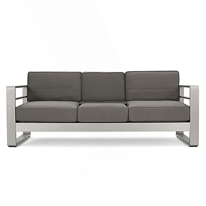 3 Seater Sofa With Metal Tray