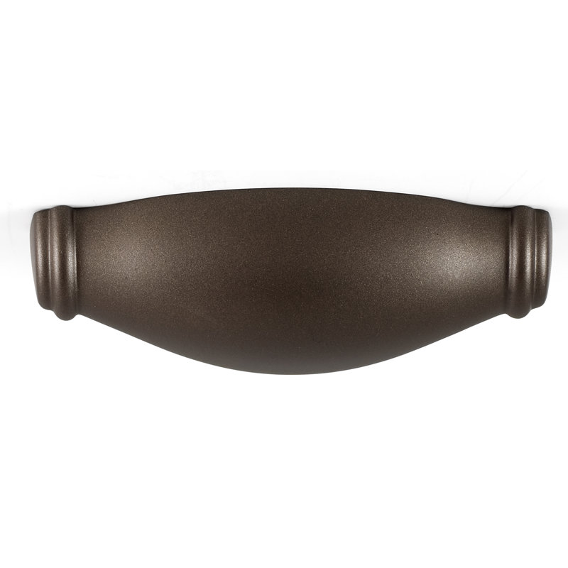 Poignée de coupe / bac 3 po Charlie, Bronze chocolat