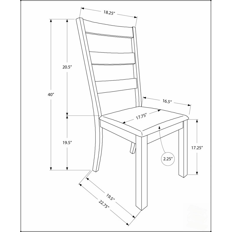 Ensemble de chaises de salle à manger rembourrées de style transitionnel avec pieds en bois de noyer pour un confort optimal dans la cuisine et la salle à manger.