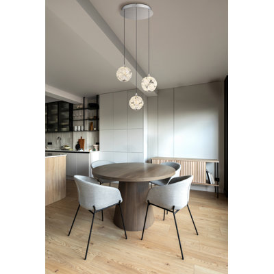 Bekam 1 - Light Chrome LED Pendant